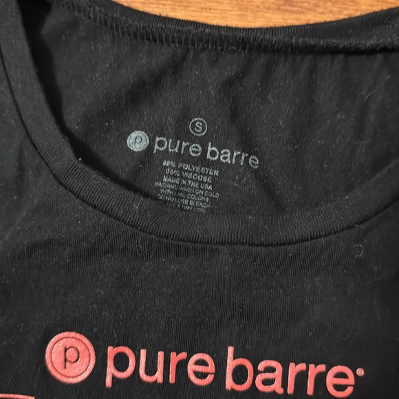 Pure Barre Black Team Tank Top Small - Picture 2 of 2